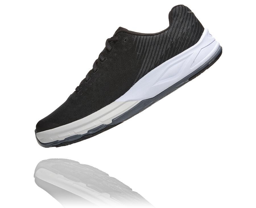 Hoka One One Evo Carbon Rocket Löparskor Herr - Svarta/Vita - EMGSU-9830